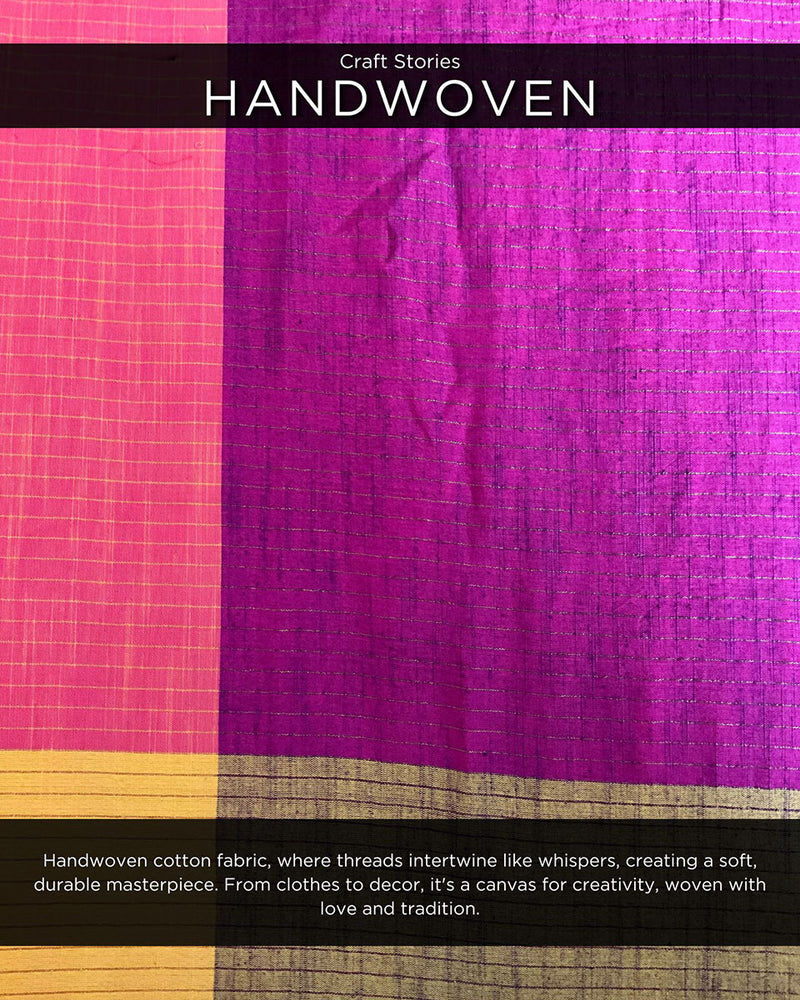 Vibrant Visions Handwoven Cotton Dress - Rc