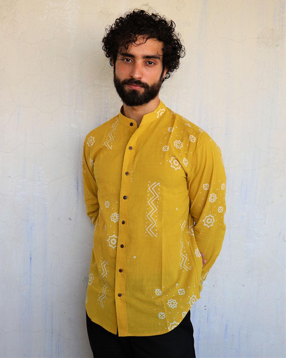 Yellow Mens Shirt - Love Despite
