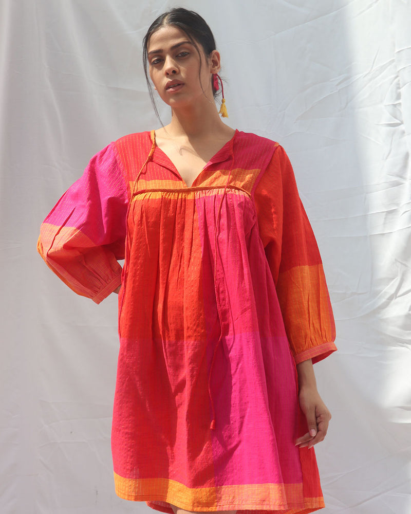 Iridian Handwoven Cotton Dress - RC