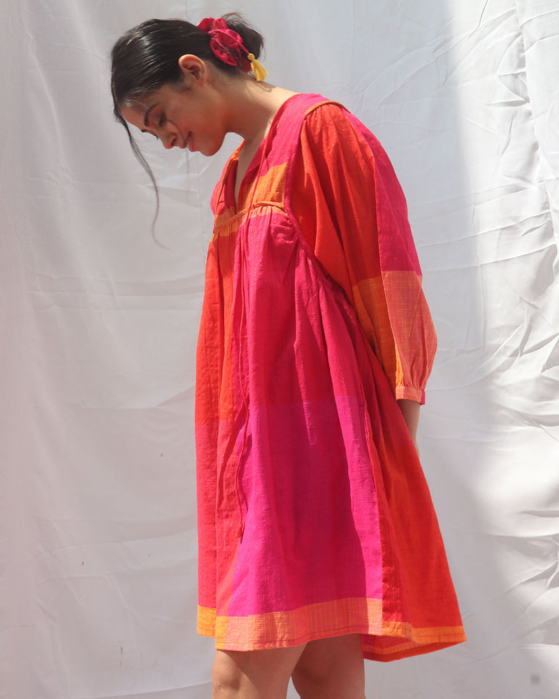 Iridian Handwoven Cotton Dress - RC