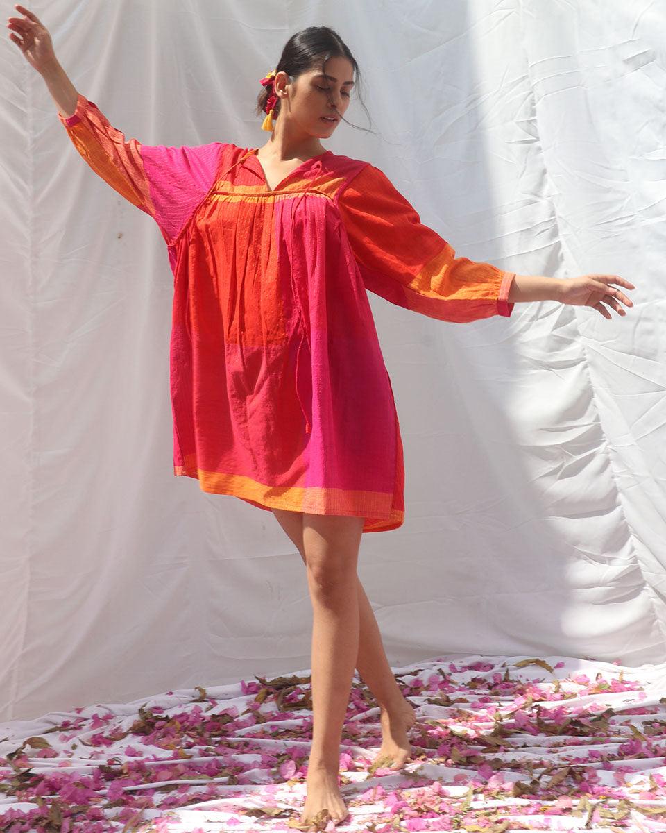 Iridian Handwoven Cotton Dress for Women RC Iridian Handwoven Cotton Dress for Women RC