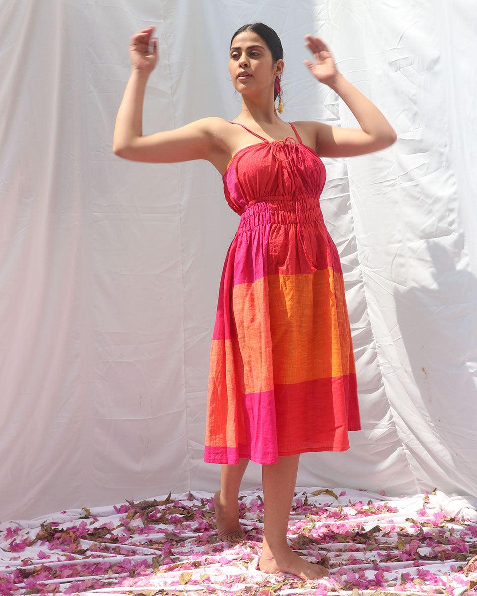 Holo Handwoven Cotton Dress - RC