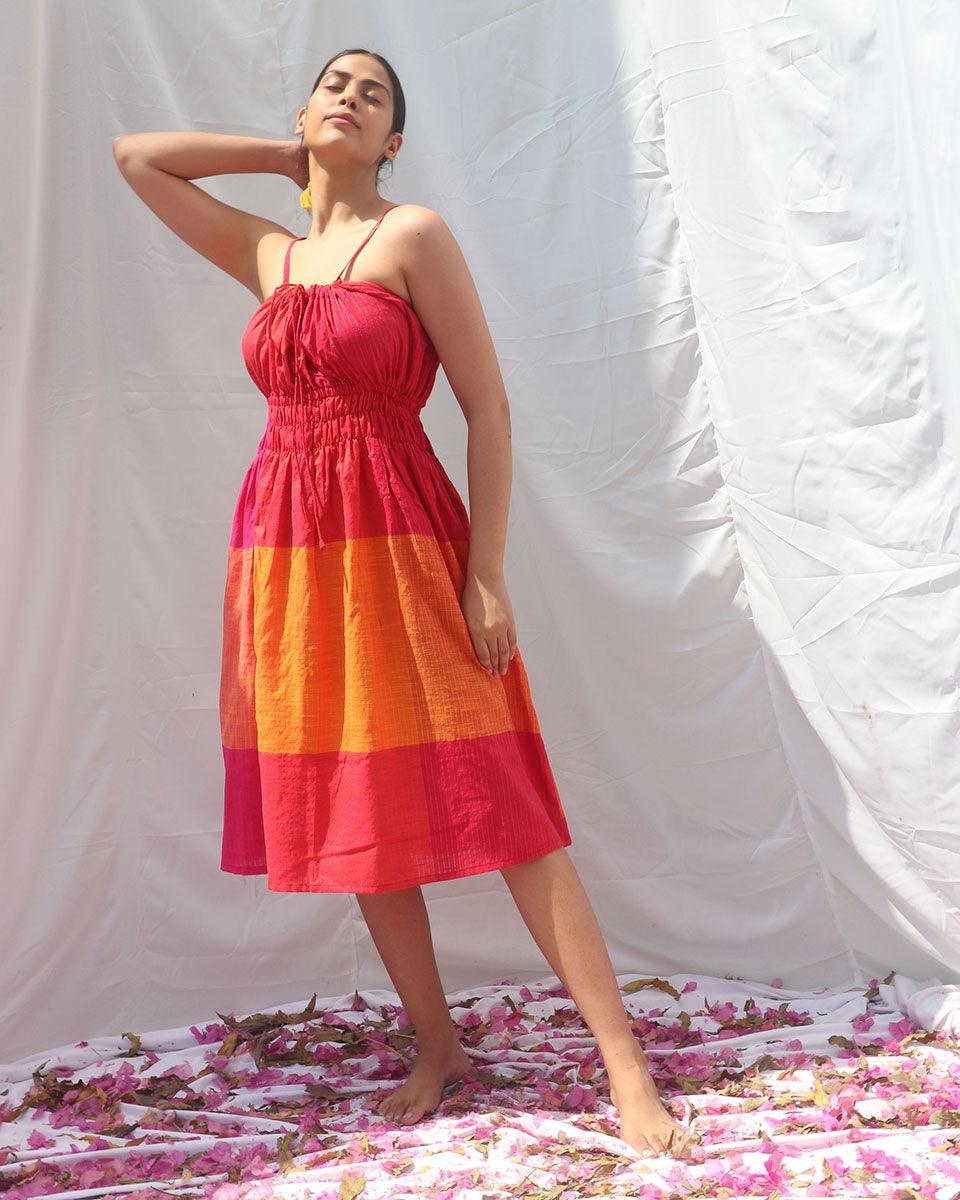 Holo Handwoven Cotton Dress - RC