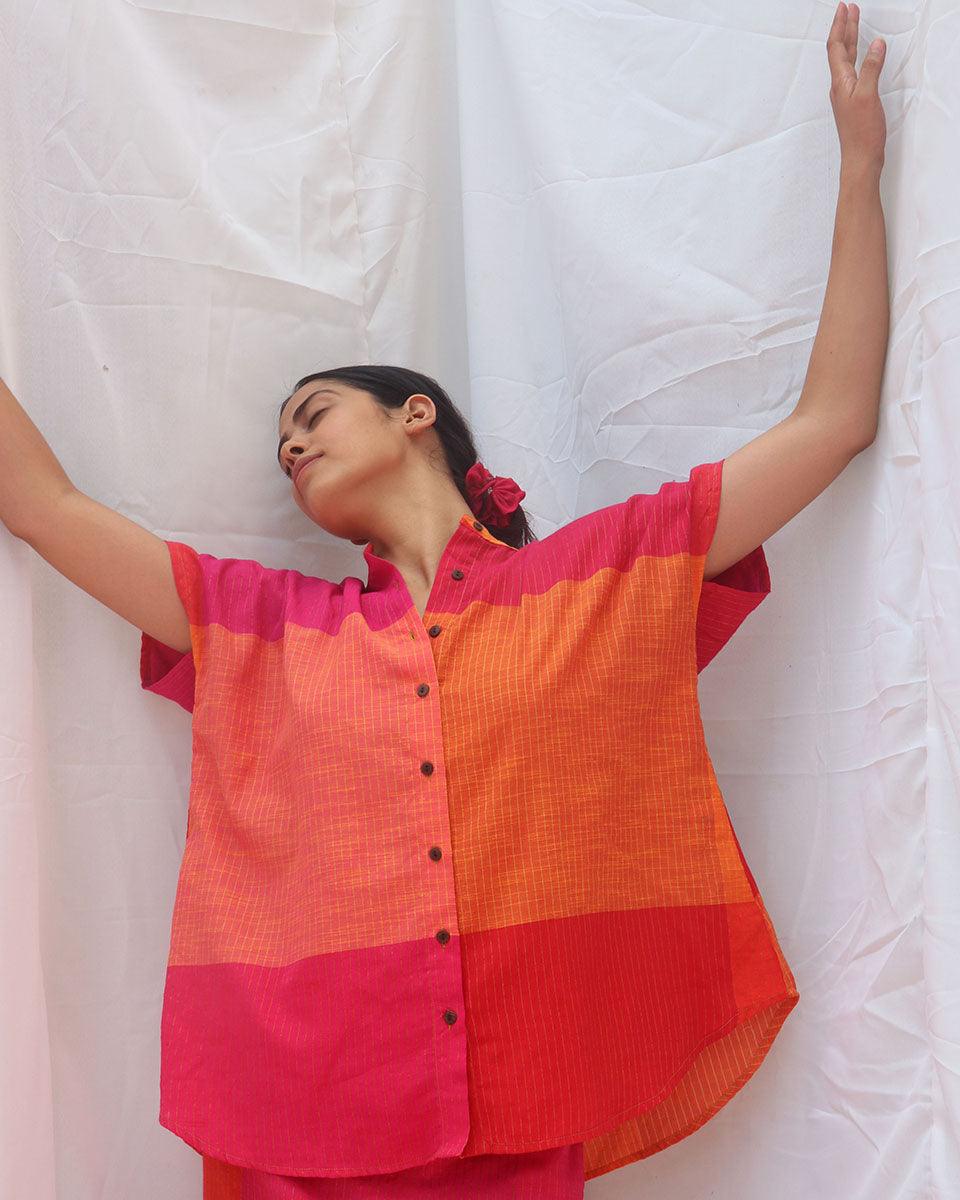 Kaleidoscope Handwoven Cotton Top RC - Main Image