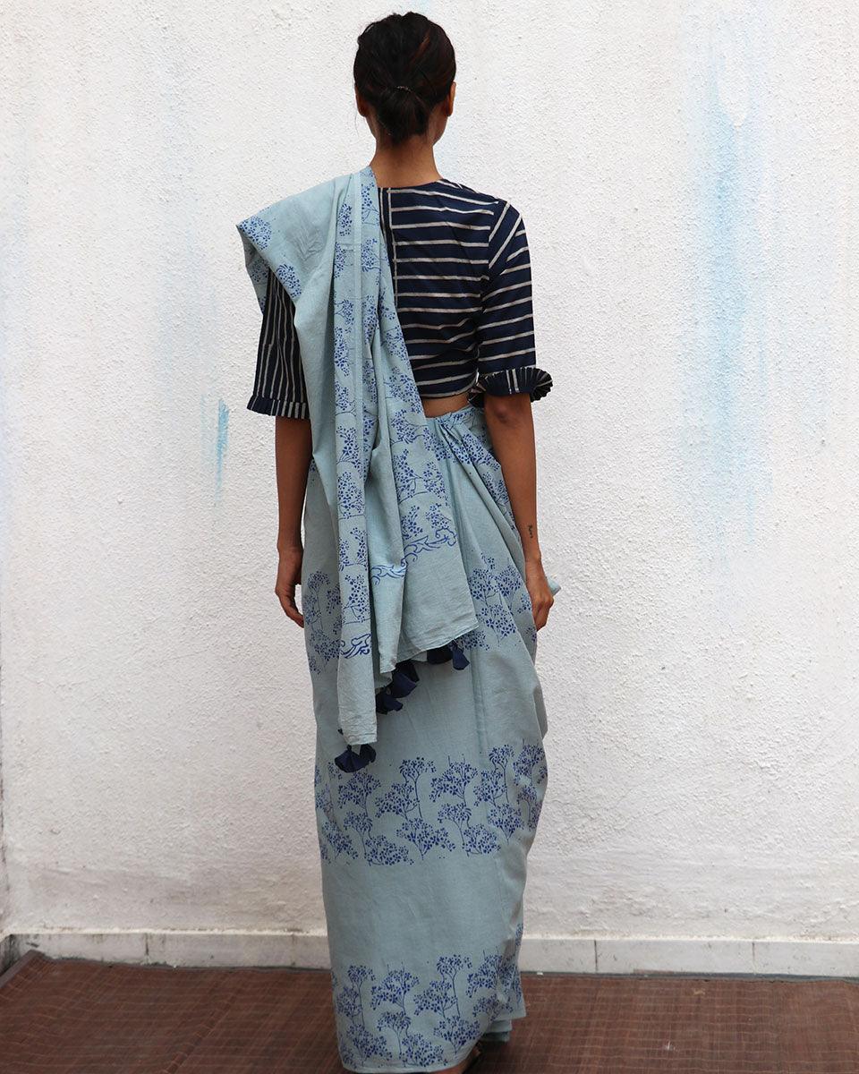 cotton saree online | cotton saree blue | saree