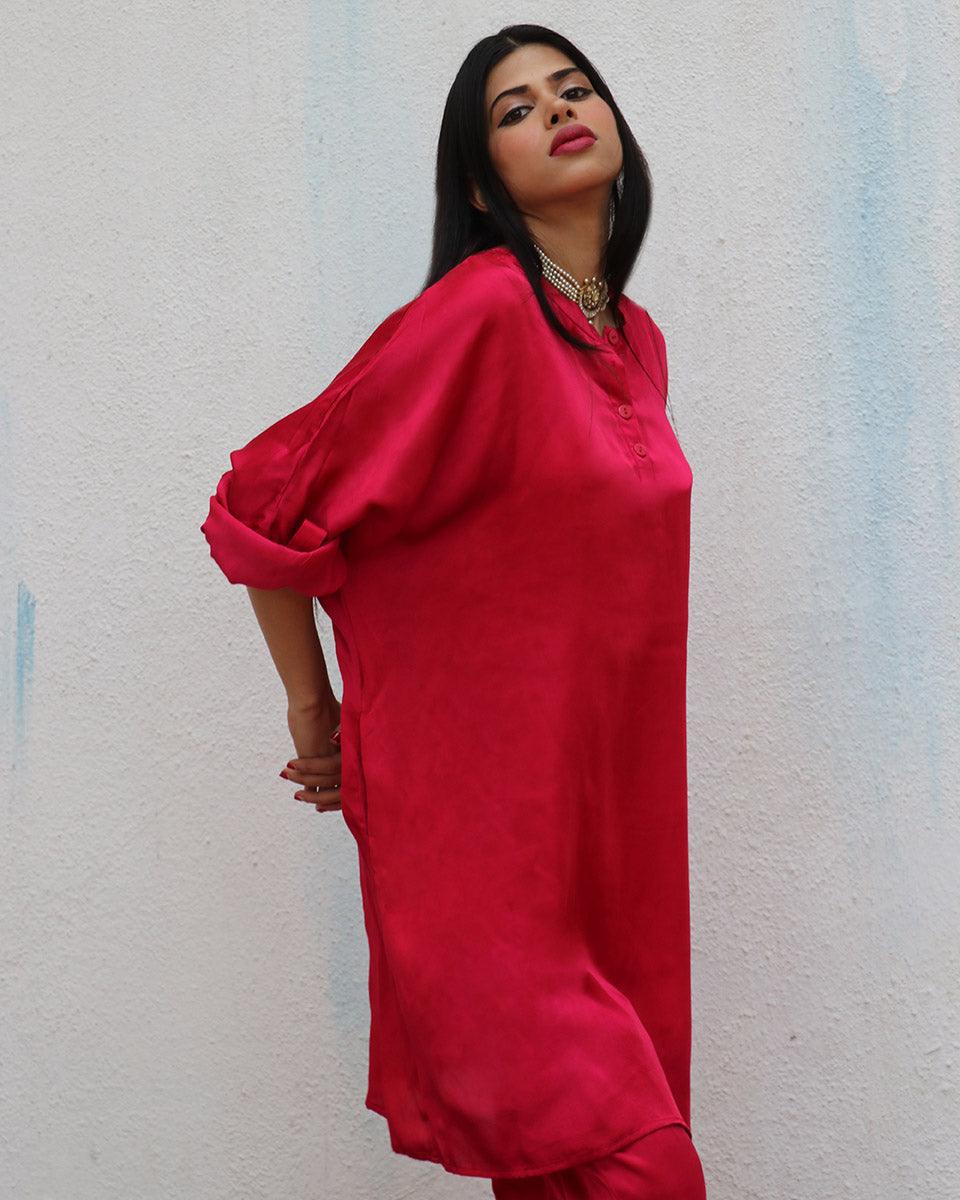 Rhea Modal Silk Co-ord Set