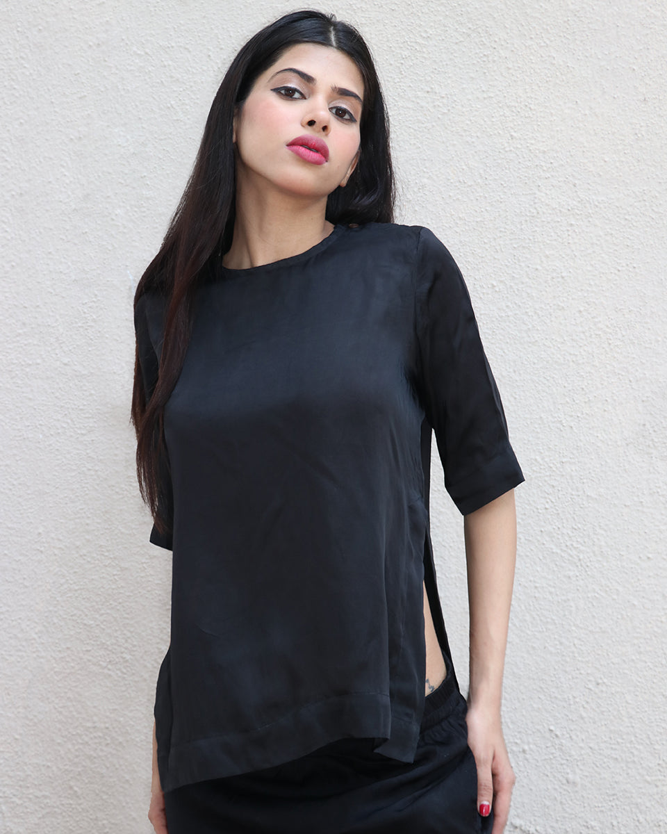 Wander Modal Silk Top