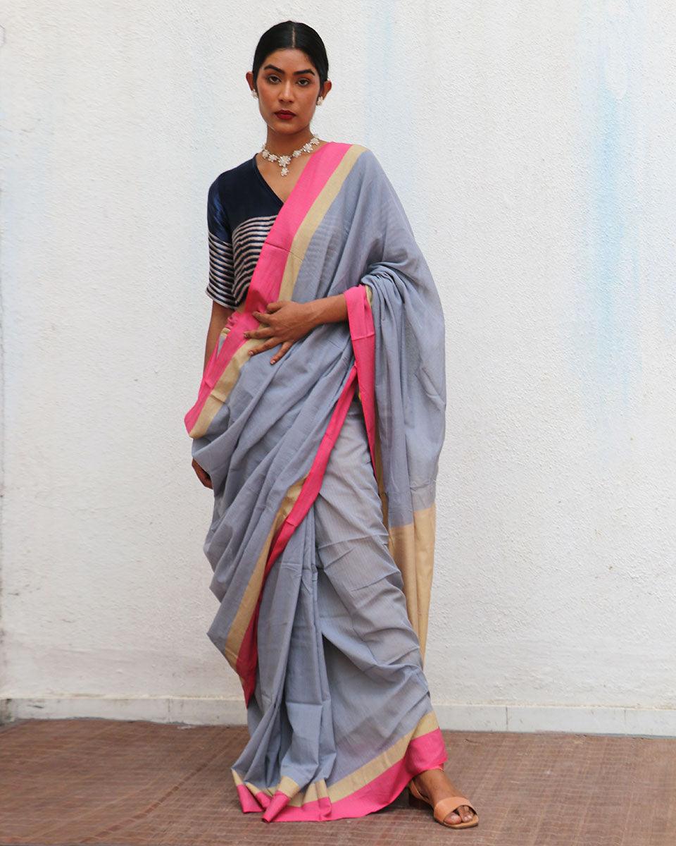 Fiza Handwoven Cotton Saree