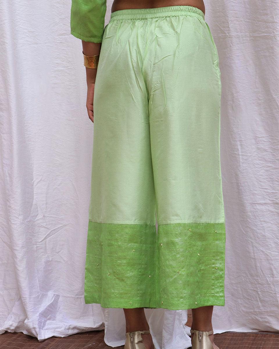 Harita Handwoven Cotton Zari Kurta Set - Zari