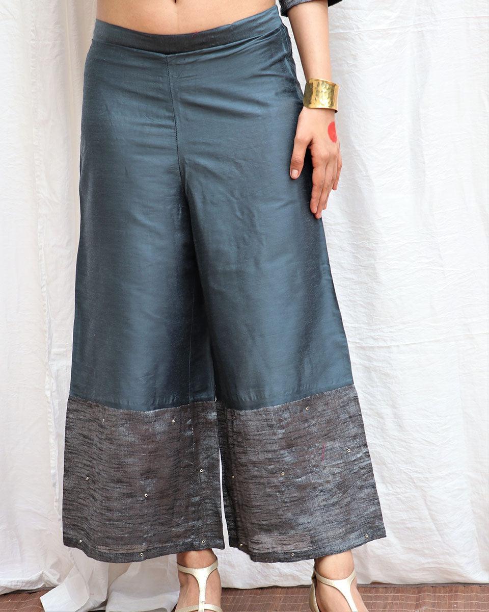 Shyamali Handwoven Cotton Zari Kurta Set - Zari