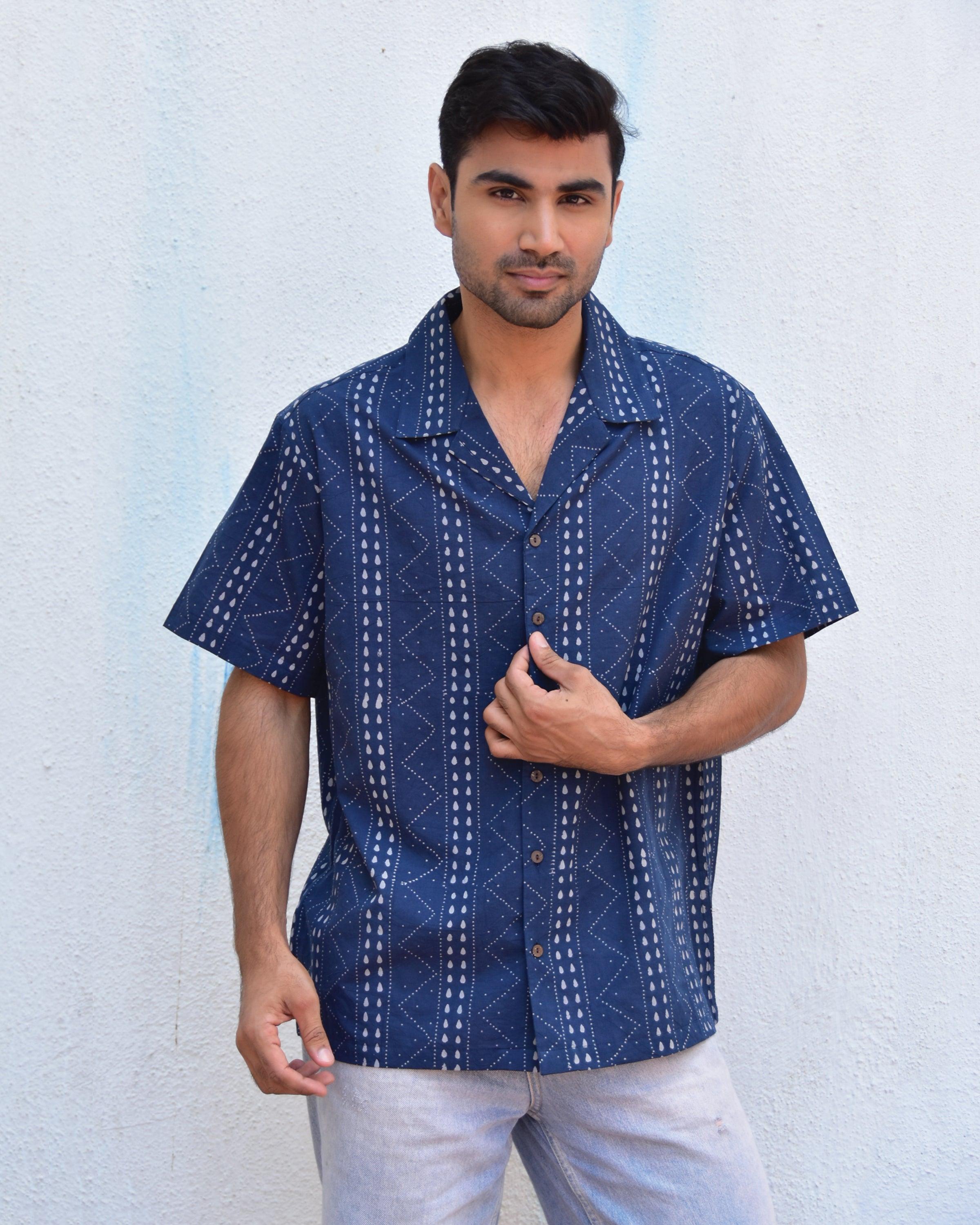 Earthy Euphoria Handblockprinted Pure Cotton Shirt