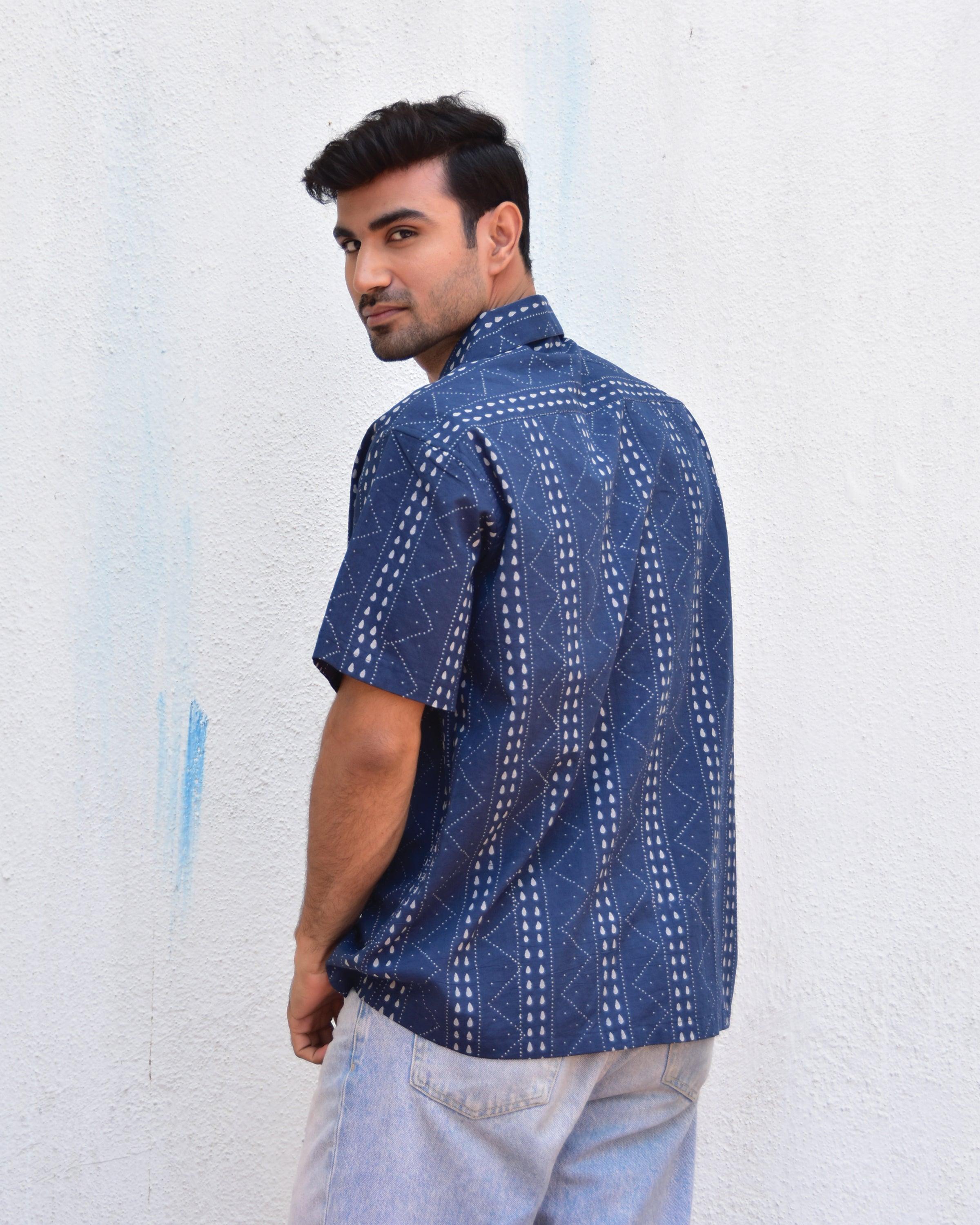 Earthy Euphoria Handblockprinted Pure Cotton Shirt