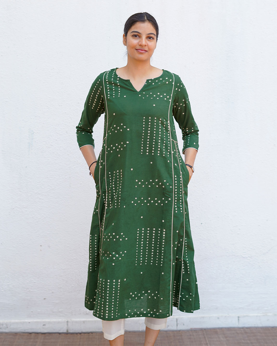 Swatilekha Block Printed Cotton Kurti