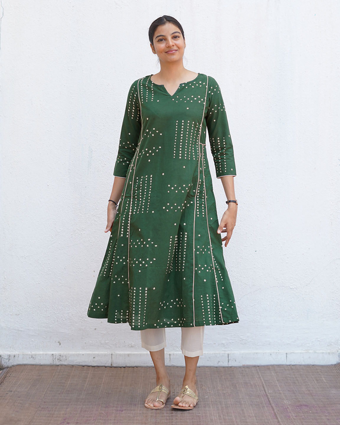 Swatilekha Block Printed Cotton Kurti