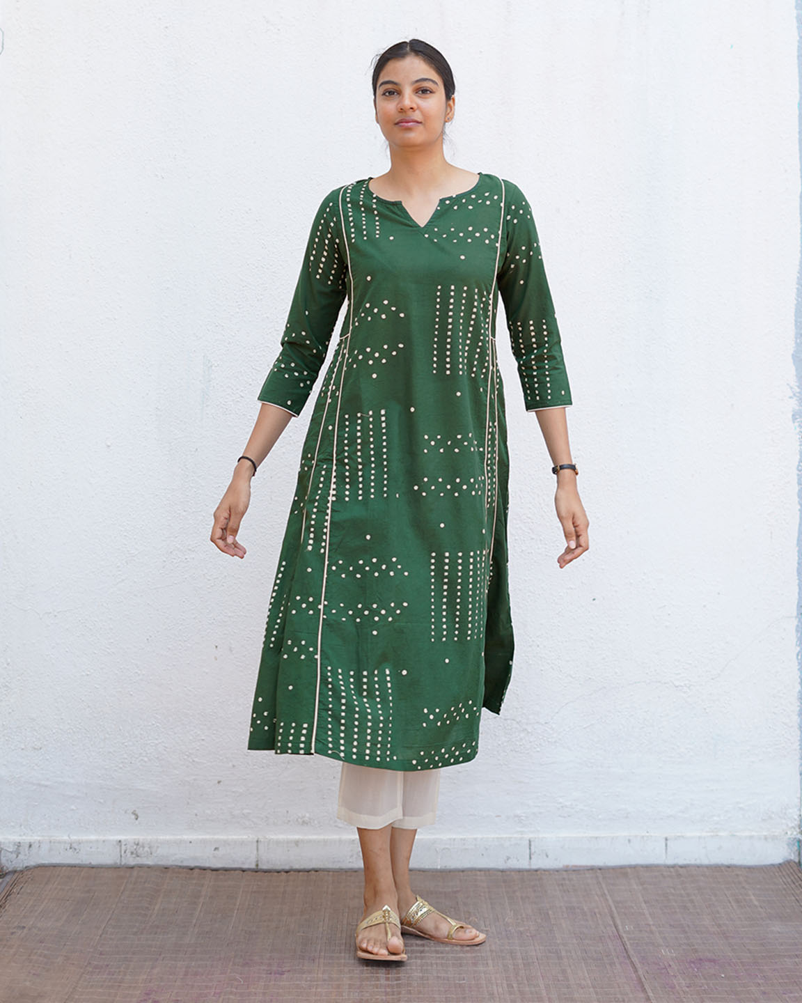 Swatilekha Block Printed Cotton Kurti