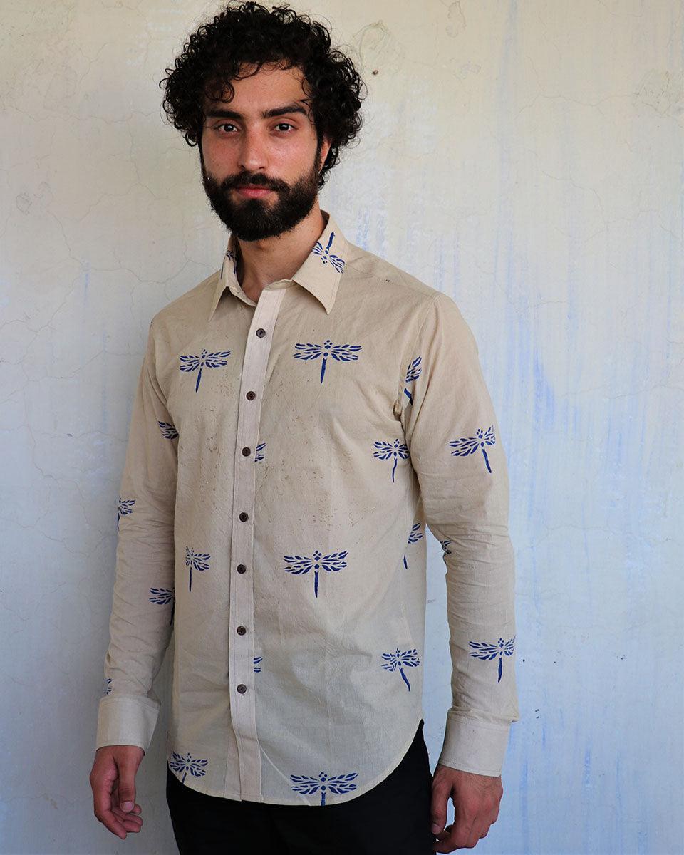 ivory cotton shirt