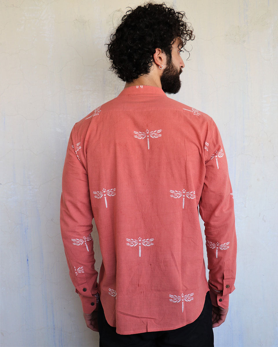 blockprinted cotton shirt