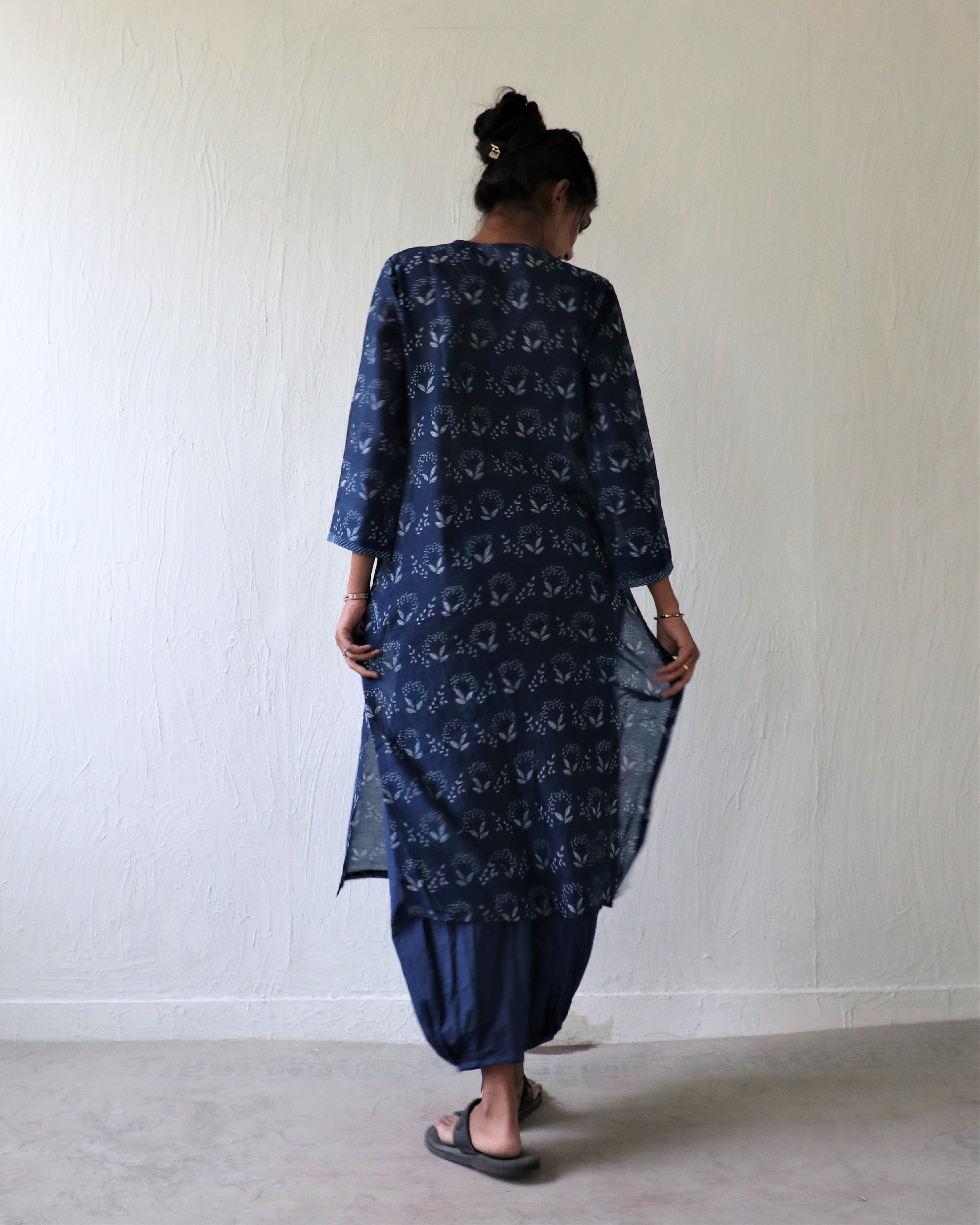 Rajwada Blue Cotton Pant - LD