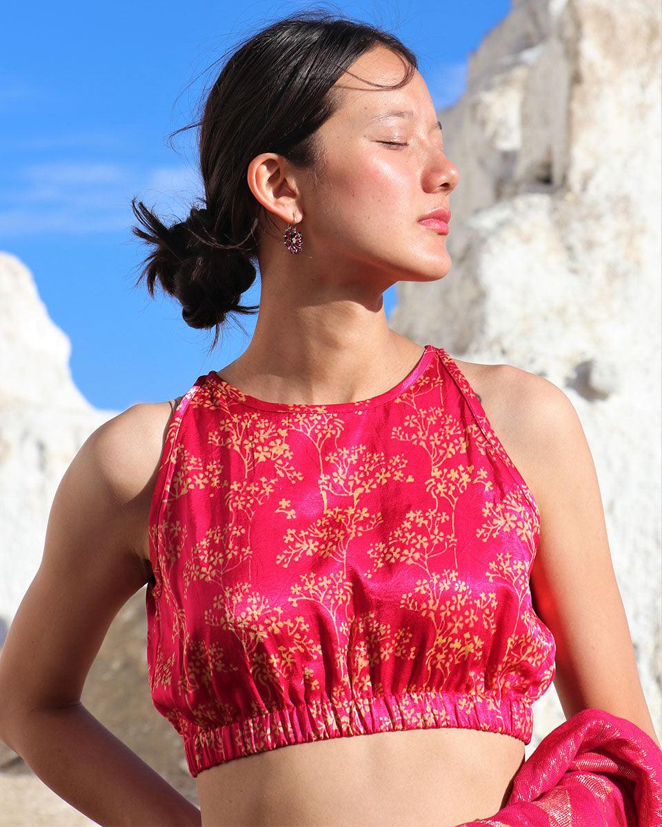 Blouse | Blouses | Silk blouse | Mashru Silk | Chidiyaa