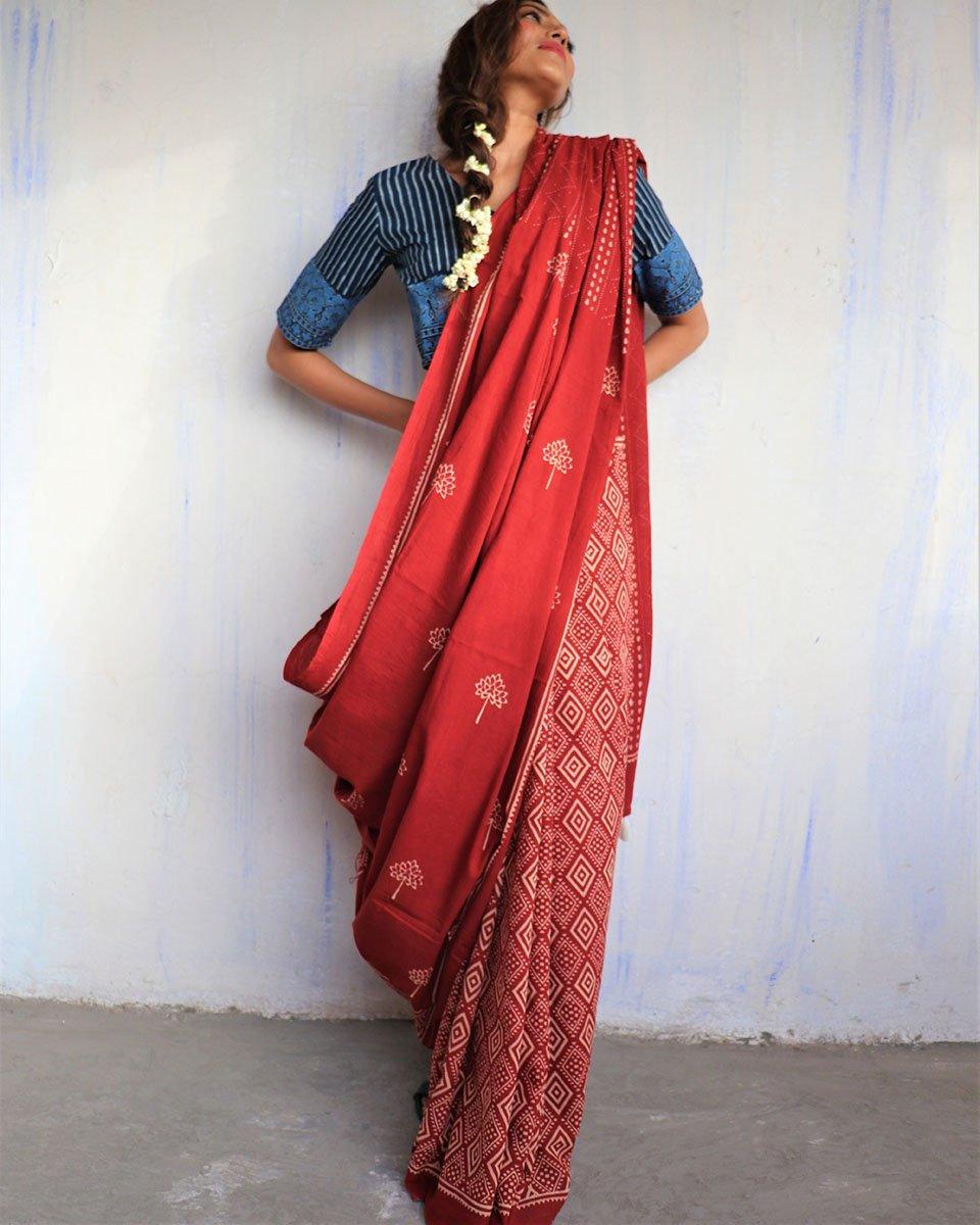Cotton sarees | Cotton saree for women | Cotton saree online | Cotton saree | Chidiyaa