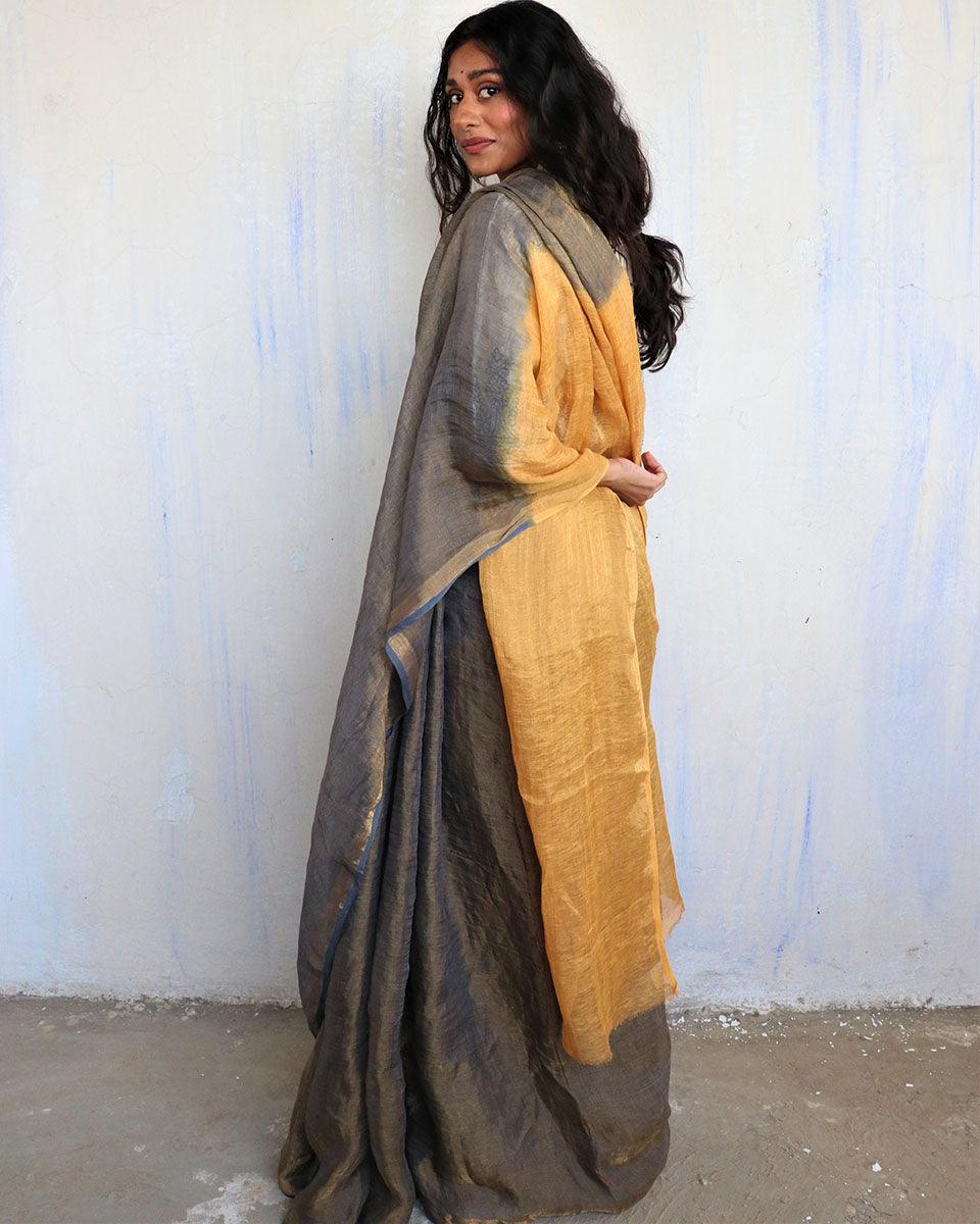 linen saree price | Saree | Sarees | saree for women | saree poses | saree for wedding | chidiyaa