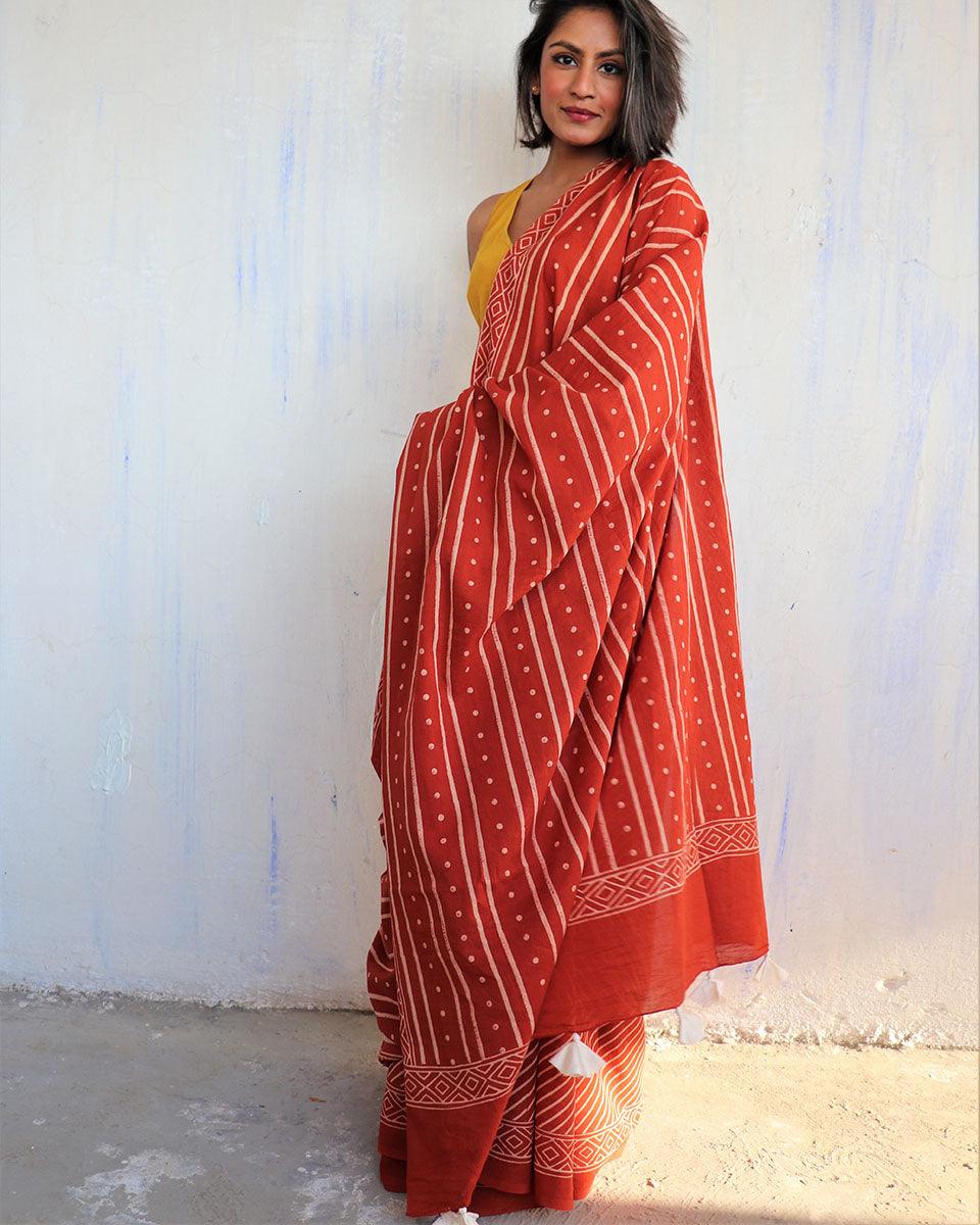 Cotton sarees | Cotton mul mul saree | Cotton saree for women | Chidiyaa