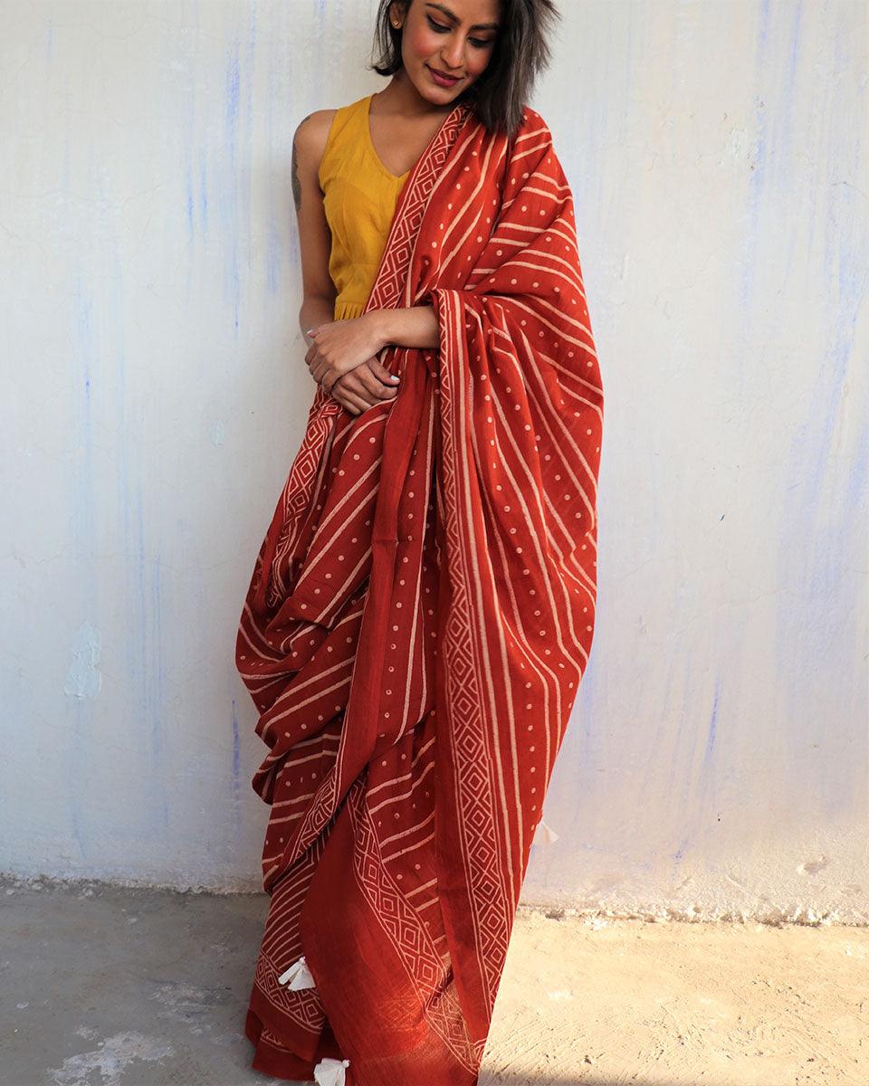 Cotton sarees | Cotton mul mul saree | Cotton saree for women | Chidiyaa