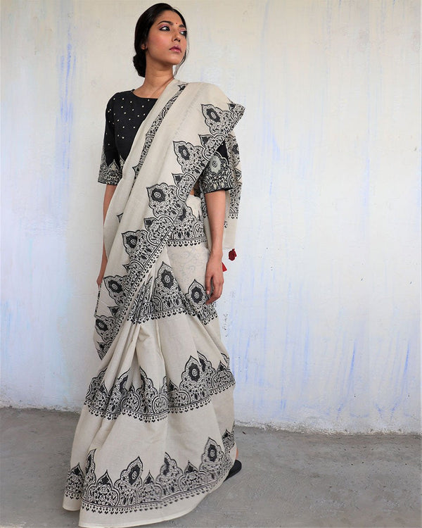 cotton saree blouse designs