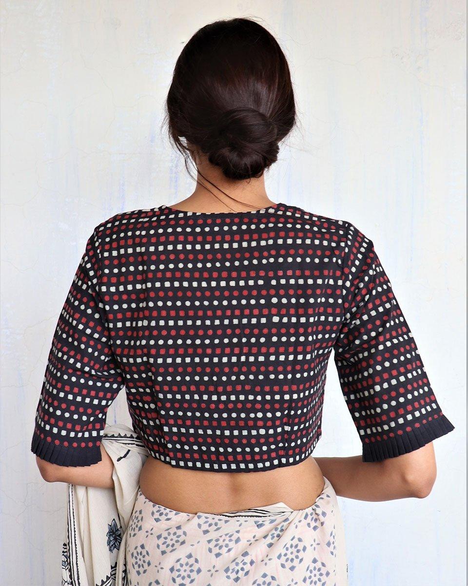 Blouse back design | Black blouse | Cotton blouse black | Chidiyaa