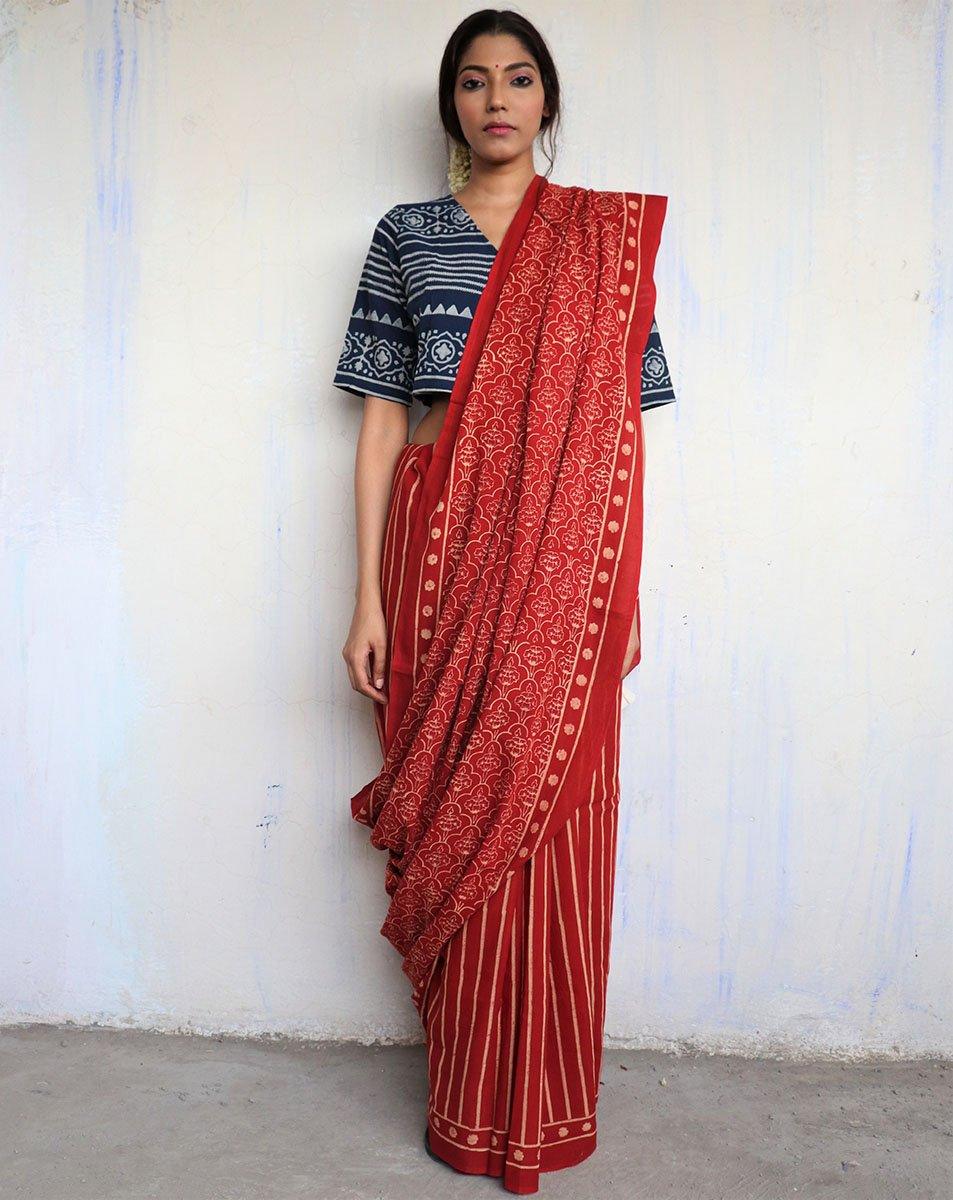 Sarees | Saree | Saree for women | Saree poses | Cotton saree | Chidiyaa