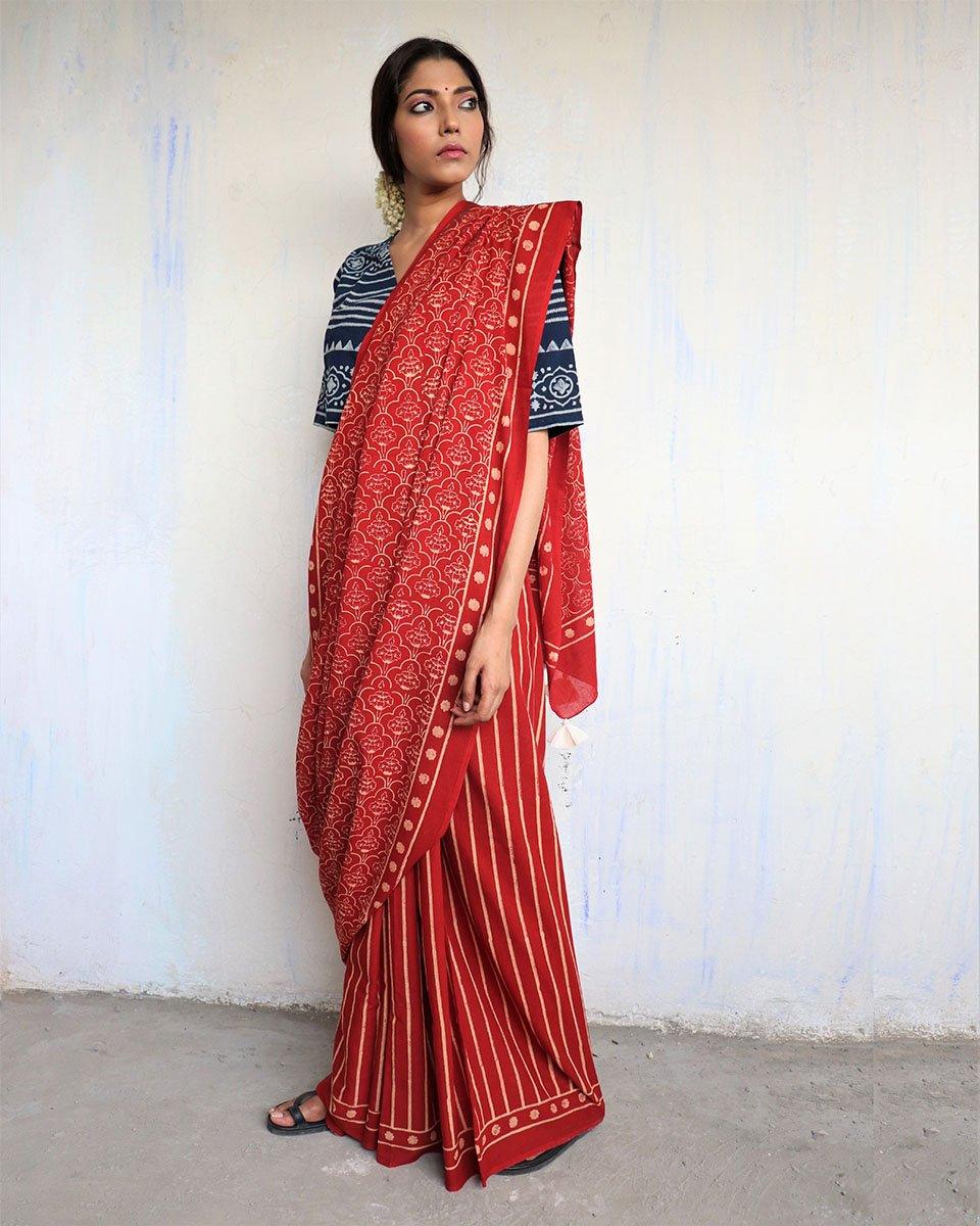 Sarees | Saree | Saree for women | Saree poses | Cotton saree | Chidiyaa