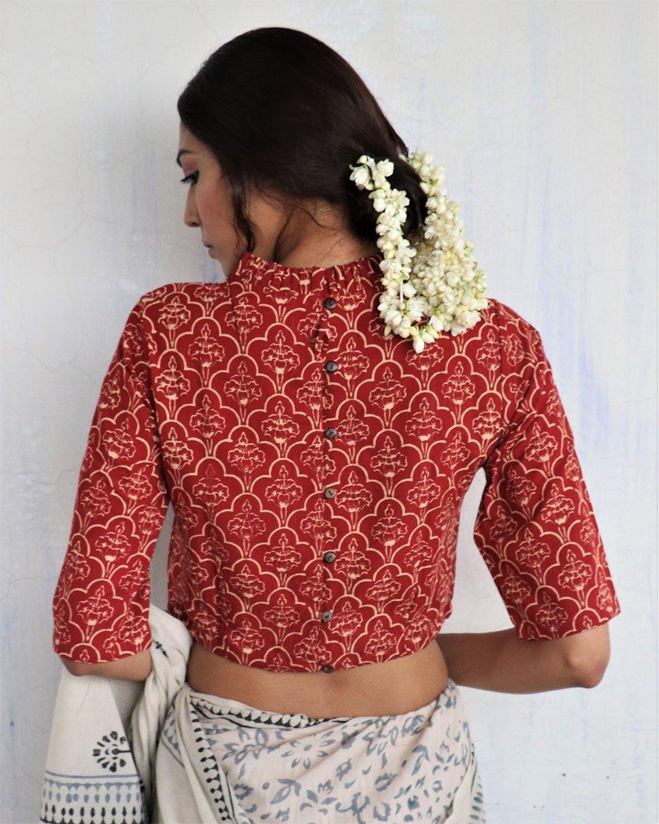 Blouse back design | Blouses | Cotton blouse | Summer | Chidiyaa