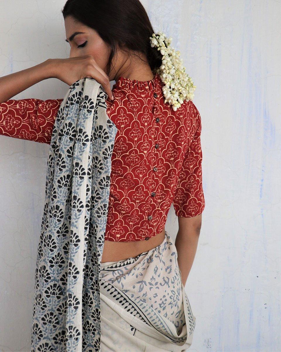 Blouse sleeves design | Blouses | Cotton blouse | Chidiyaa