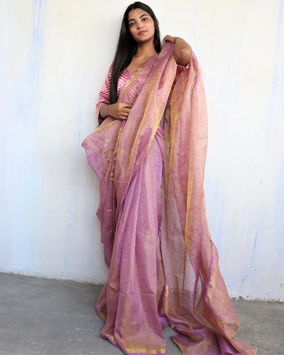 Saree | Linen Sarees | Saree poses