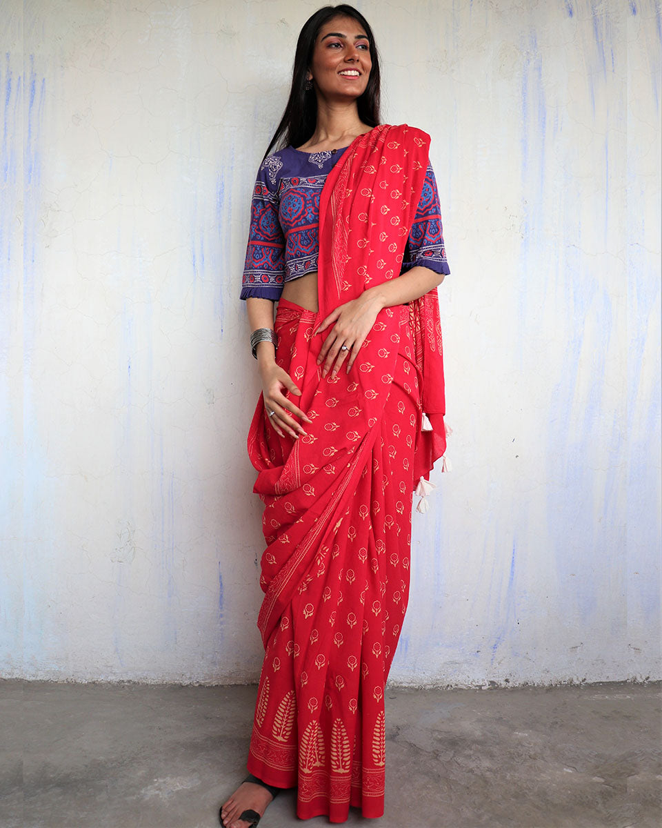 Cotton sarees | Cotton mul mul saree | Cotton saree for women | Chidiyaa