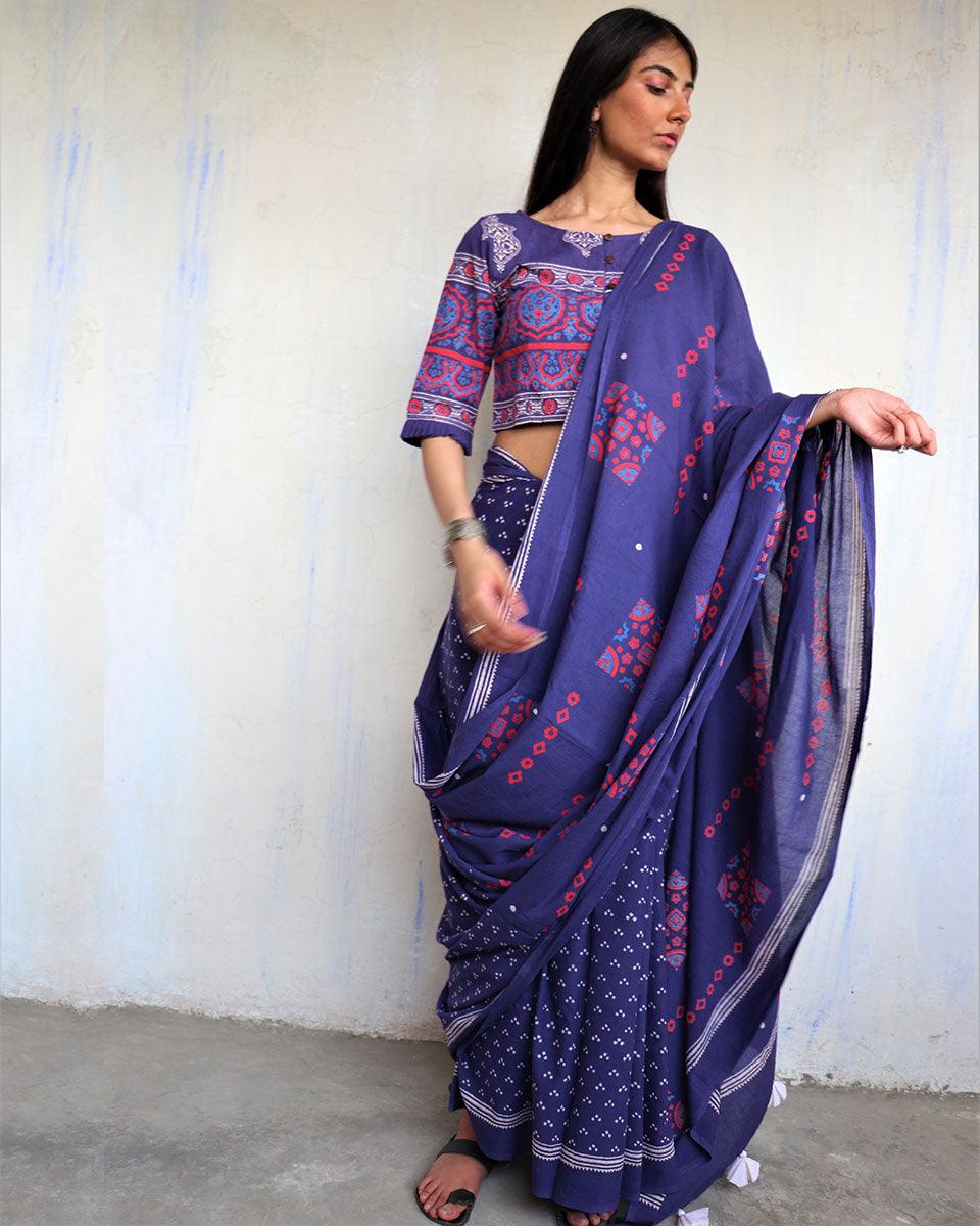 Cotton sarees | Cotton sarees | Saree poses| saree for farewell | Chidiyaa