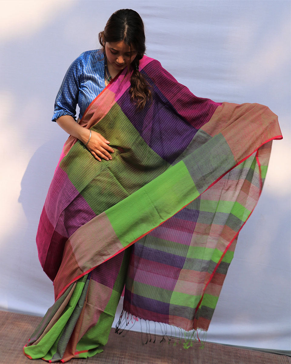 Cotton sarees | Cotton saree for women | Cotton saree online | Cotton saree | Chidiyaa