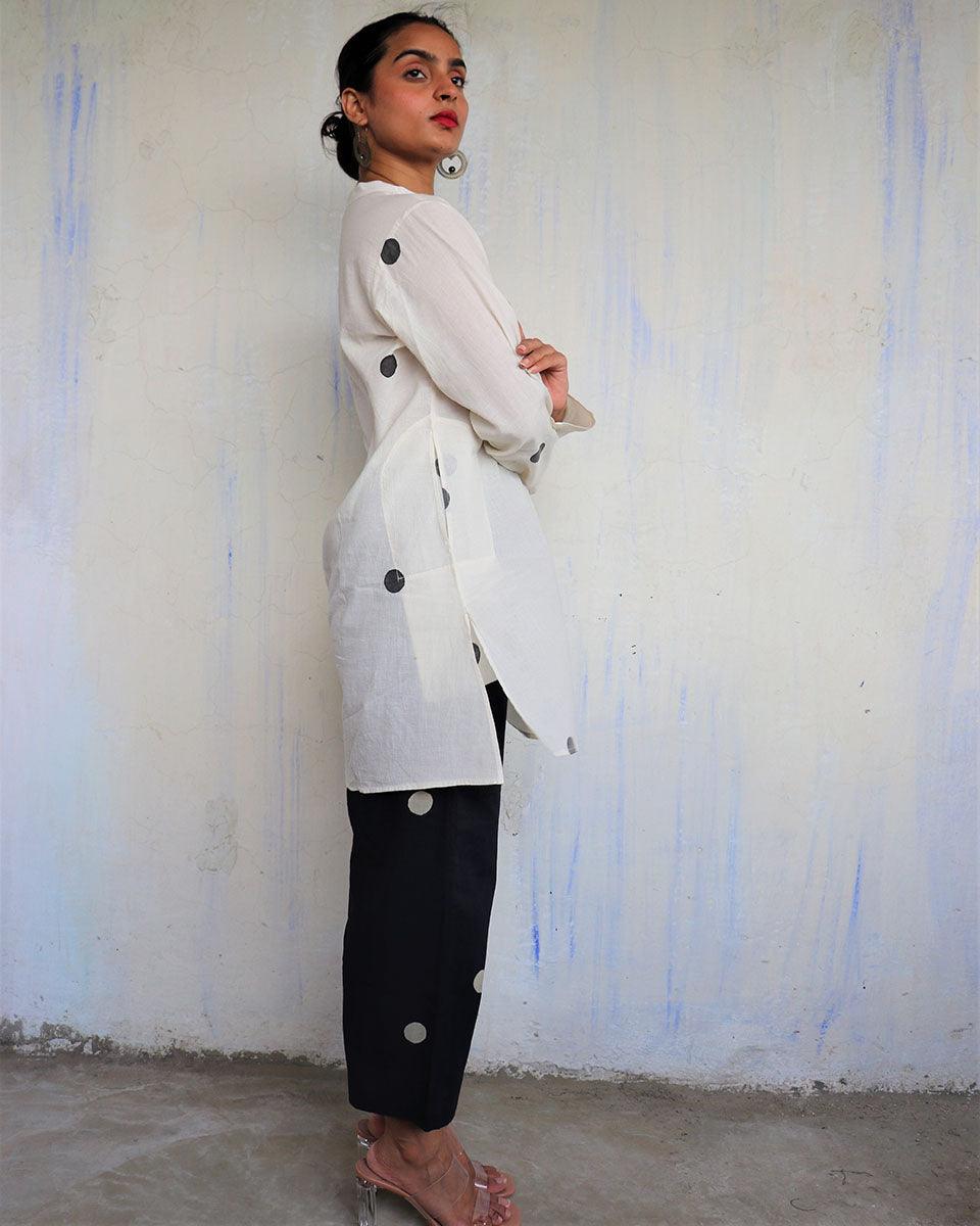 Polka dot kurta set | Kurta set for women | Chidiyaa