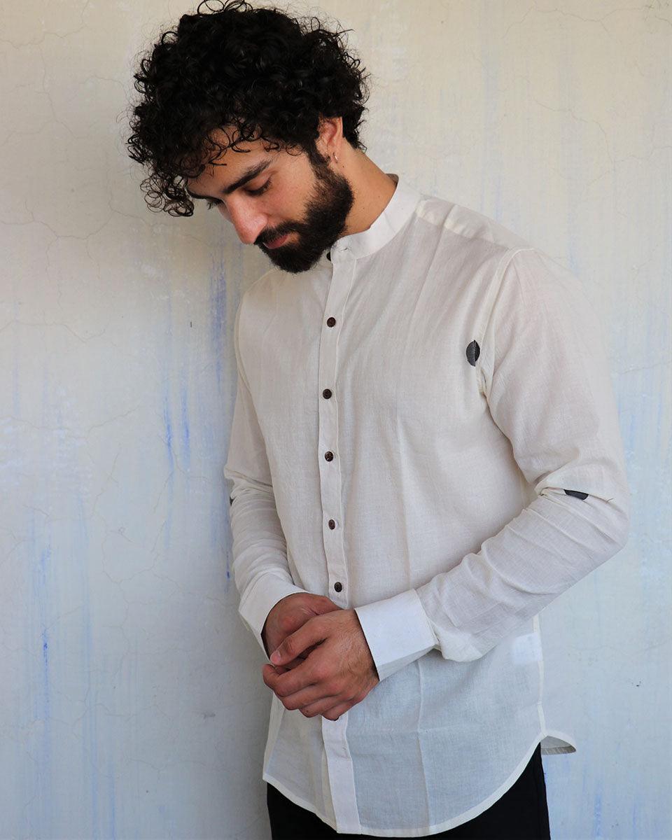 white shirt men