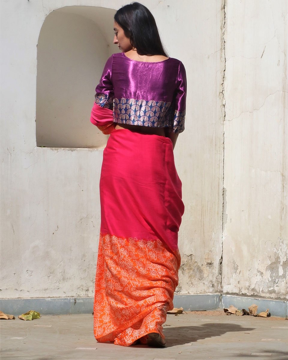 Mehreen Modal Silk Saree - Rang