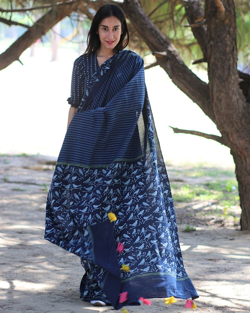 cotton sarees | Cotton mul mul saree | cotton saree for women | Chidiyaa