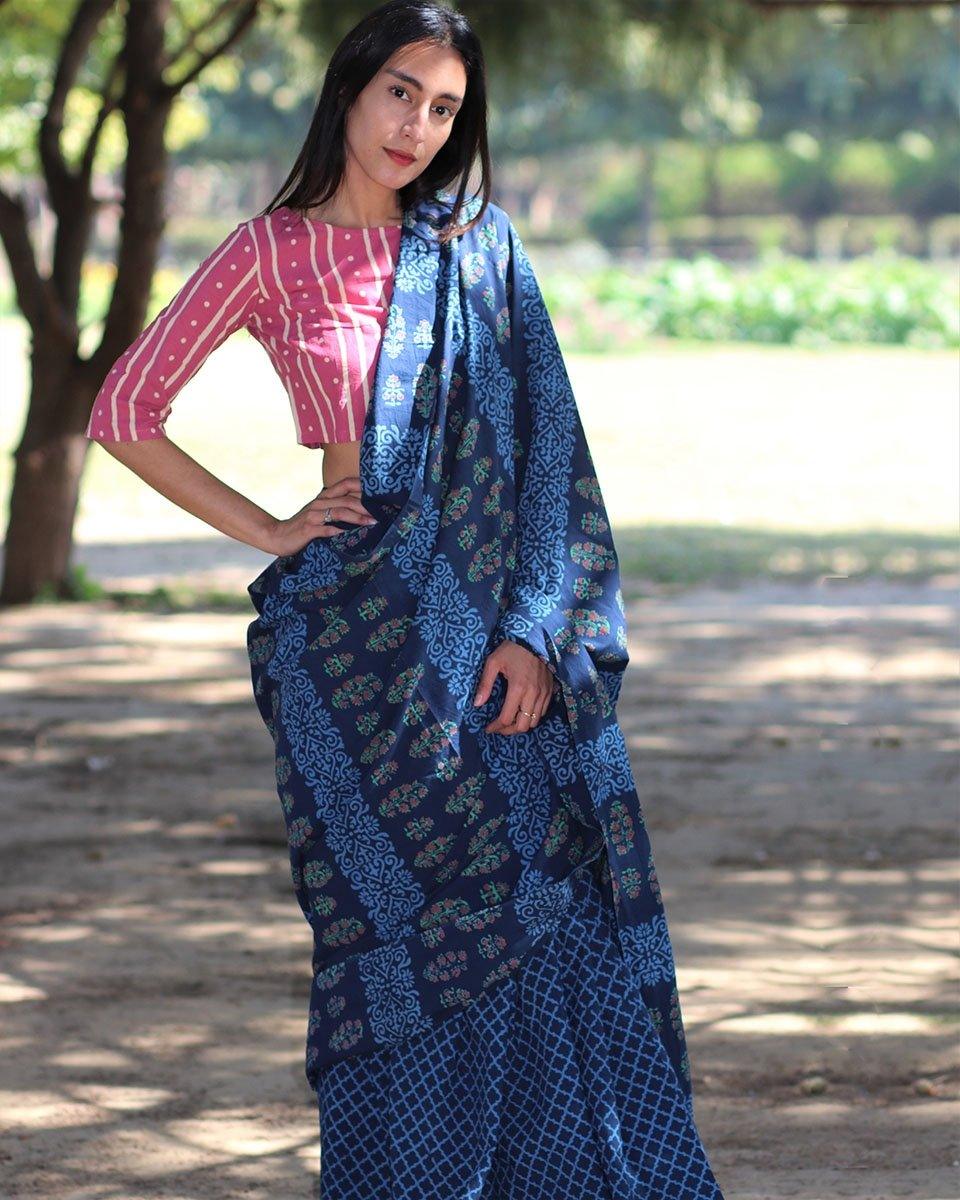 Cotton sarees | mul mul cotton saree | Cotton saree online | Cotton mul mul saree| Chidiyaa
