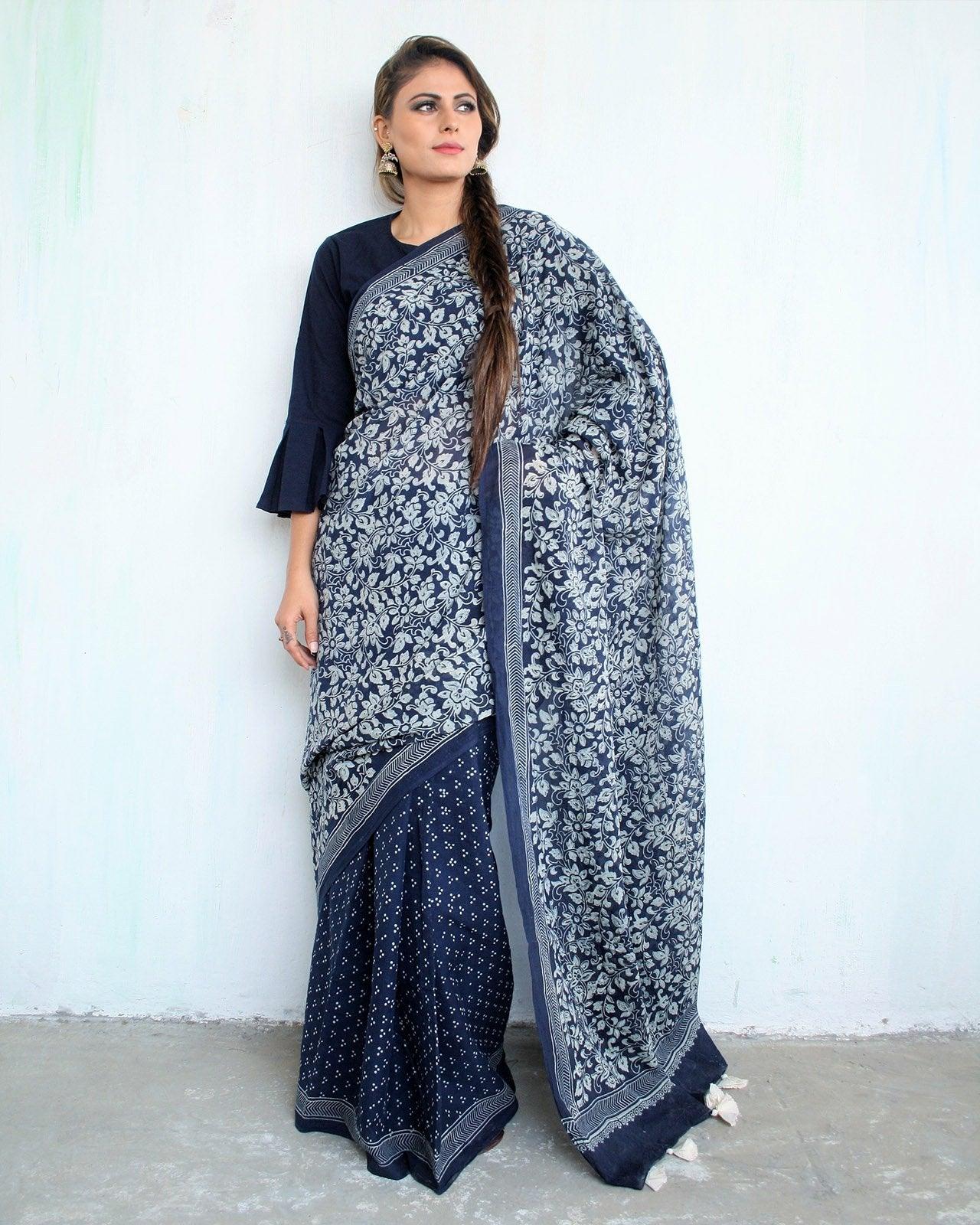 Cotton sarees | mul mul cotton saree | Cotton saree online | Cotton mul mul saree| Chidiyaa