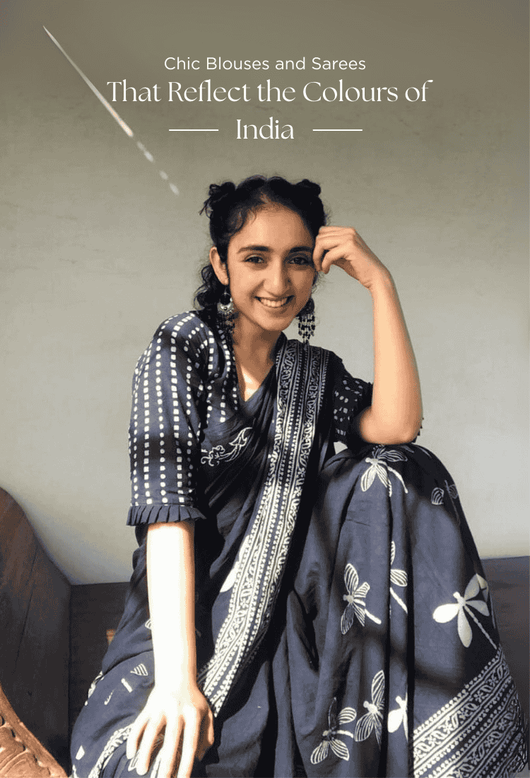 Chic Blouses and Sarees That Reflect the Colours of India