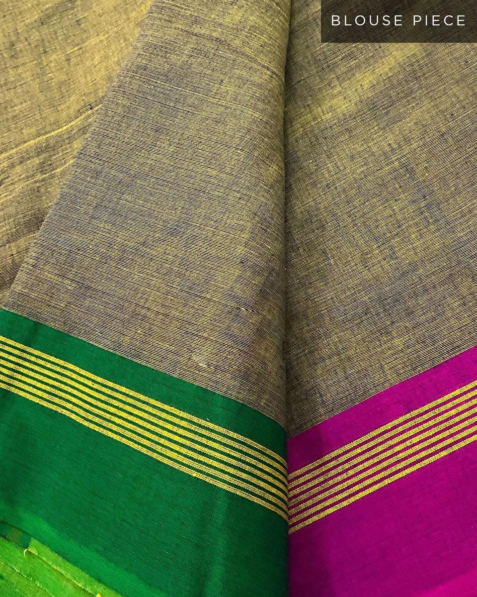 Subarnalata  Handwoven Cotton Saree - LIDD