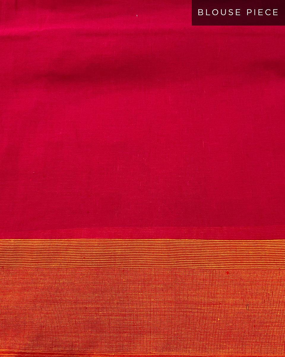 Khwab Handwoven Cotton Saree - LIDD