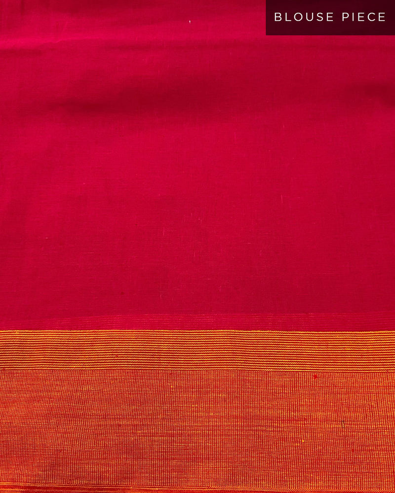 Khwab Handwoven Cotton Saree - LIDD
