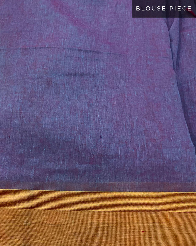 Maya Handwoven Cotton Saree - LIDD