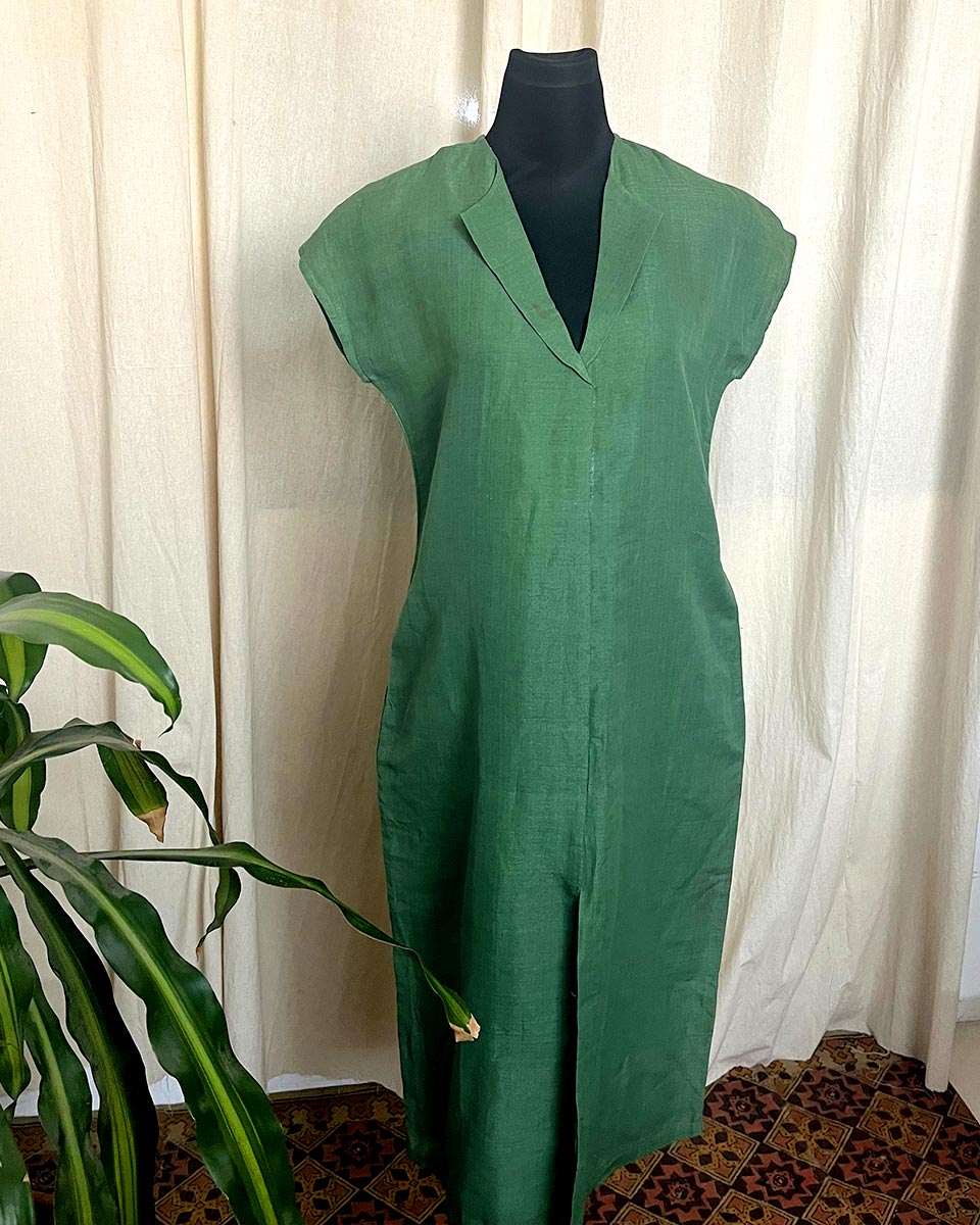 Forest Whisper linen kurti - LD