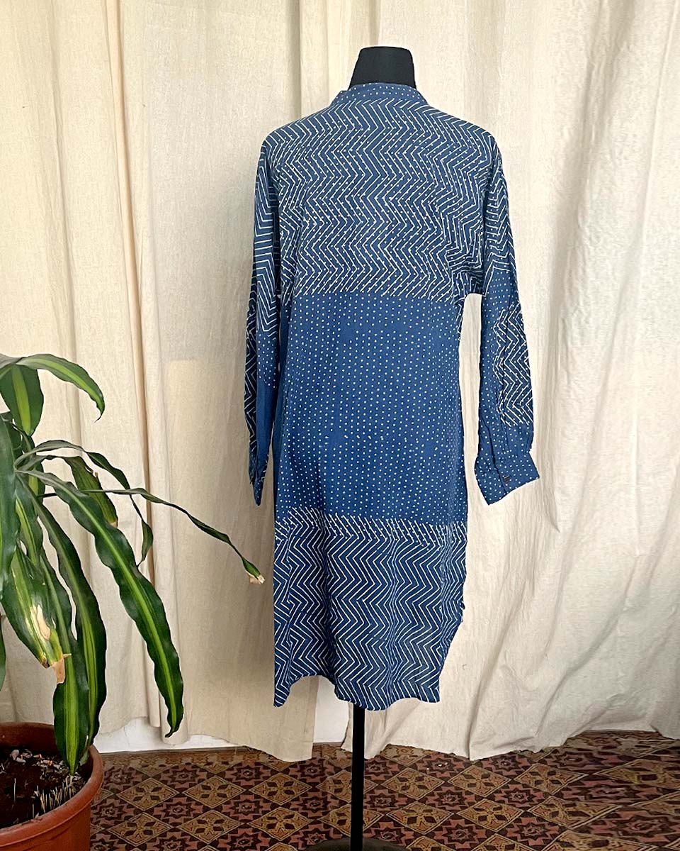 Blue Prism Cotton kurti - LD